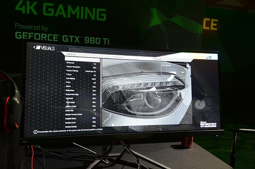 画像集 No.016のサムネイル画像 / ［COUMPUTEX］NVIDIA私設ブースレポート。NVIDIAの今年の「本気！」は「VR」「GTX 980 Ti」「G-SYNC」の3本柱だ