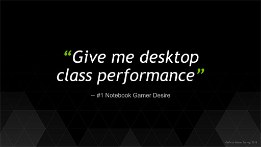 画像集#006のサムネイル/NVIDIA,第2世代MaxwellベースのノートPC向けGPU「GeForce GTX 980M」「GeForce GTX 970M」を発表