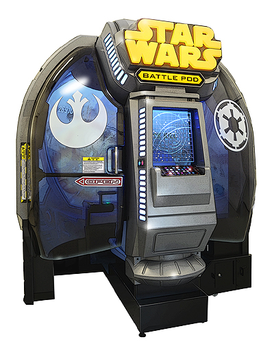 画像集#012のサムネイル/ドームスクリーン×「スター・ウォーズ」の組み合わせがアツいアーケード用シューティング「STAR WARS BATTLE POD」が発表