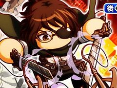 「パワプロアプリ」で「進撃の巨人」コラボが本日スタート。エレン,ミカサ,アルミンが選手として登場し,ハンジはログボで手に入る
