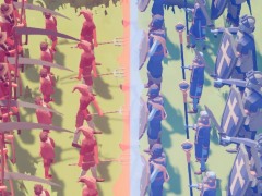 ハロー!Steam広場 第237回:神を倒すのに農民は何人必要なのか。さまざまな戦いをシミュレートできる「Totally Accurate Battle Simulator」