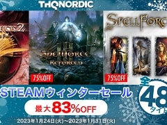 「SpellForce」シリーズなど,THQ Nordic Japanの対象タイトルが最大83%オフになるセールが開催中