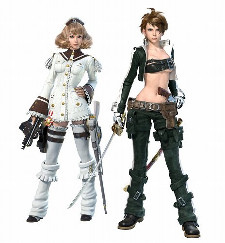 画像集 No.001のサムネイル画像 / 「ガンスリンガー ストラトス リローデッド」の正式サービスがスタート。双子姉妹のプレイアブルキャラ「クロエ・アカネ」「クロエ・アスマ」が実装