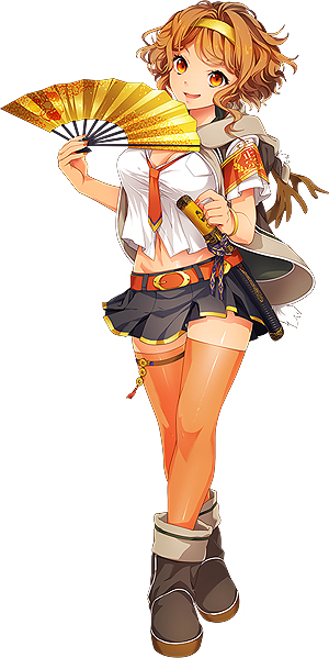 画像集 No.014のサムネイル画像 / “名刀擬人化”少女達が戦う「しんけん!!」のオープンβテストが本日スタート。追加の登場キャラ情報や長谷部しきりちゃんの新規イラストも公開