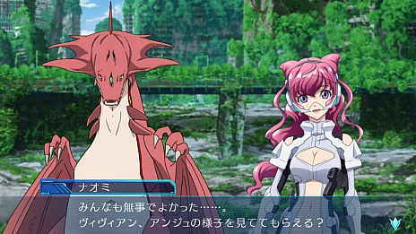 画像集 No.003のサムネイル画像 / 「クロスアンジュ 天使と竜の輪舞tr.」は全10チャプターで描かれる。パラメイル同士での戦いに発展していくなか,ナオミの選択で物語が変化する