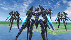 画像集 No.009のサムネイル画像 / 「クロスアンジュ 天使と竜の輪舞tr.」は全10チャプターで描かれる。パラメイル同士での戦いに発展していくなか,ナオミの選択で物語が変化する