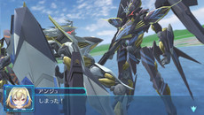 画像集 No.010のサムネイル画像 / 「クロスアンジュ 天使と竜の輪舞tr.」は全10チャプターで描かれる。パラメイル同士での戦いに発展していくなか,ナオミの選択で物語が変化する