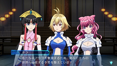 画像集 No.012のサムネイル画像 / 「クロスアンジュ 天使と竜の輪舞tr.」は全10チャプターで描かれる。パラメイル同士での戦いに発展していくなか,ナオミの選択で物語が変化する