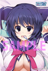 画像集 No.004のサムネイル画像 / 「LOVELY×CATION 1&2」の発売記念抽選会が秋葉原で開催。特賞は「広報と1時間秋葉原デートをできる券」や等身大キャラクターパネルなど
