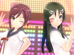 「ミラクルガールズフェスティバル」が本日発売。アニメ「GO!GO!575」のOPテーマ「コトバ・カラフル」のリズムゲームが遊べる体験版も配信に