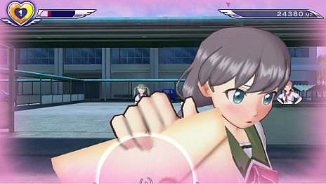画像集 No.012のサムネイル画像 / 「ぎゃる☆がん だぶるぴーす」がPS4/PS Vita向けに2015年夏の発売決定。パワーアップした眼力で“障害物”などの透視が可能に