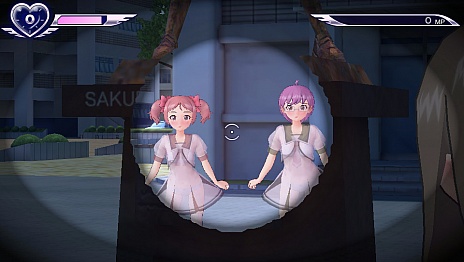 画像集 No.020のサムネイル画像 / 「ぎゃる☆がん だぶるぴーす」がPS4/PS Vita向けに2015年夏の発売決定。パワーアップした眼力で“障害物”などの透視が可能に