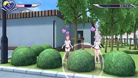 画像集 No.024のサムネイル画像 / 「ぎゃる☆がん だぶるぴーす」がPS4/PS Vita向けに2015年夏の発売決定。パワーアップした眼力で“障害物”などの透視が可能に