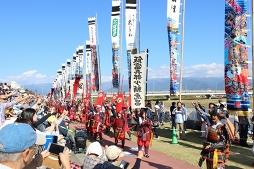 画像集 No.051のサムネイル画像 / イケメン武将たちとふたり旅気分が楽しめる「イケメン戦国」×山梨県笛吹市コラボ&大迫力の川中島合戦戦国絵巻レポート