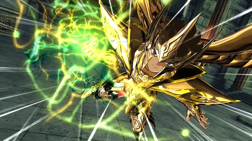 画像集 No.070のサムネイル画像 / 「聖闘士星矢 ソルジャーズ・ソウル」,“神聖衣”装着の黄金聖闘士で戦う「バトル・オブ・ゴールド」などのモードや,キャラクター情報が公開