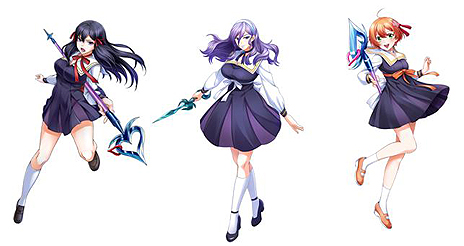 画像集 No.003のサムネイル画像 / 「ザクセスヘブン リベリオン」,“ガルディアン・ロゼ ハイスクール”のキャラクターと出演声優が新たに公開