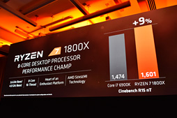 画像集 No.007のサムネイル画像 / 西川善司の3DGE:AMDの新世代CPU「Ryzen 7」は北米時間3月2日発売決定。8コア16スレッドの最上位モデル「Ryzen 7 1800X」は499ドルに