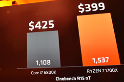 画像集 No.013のサムネイル画像 / 西川善司の3DGE:AMDの新世代CPU「Ryzen 7」は北米時間3月2日発売決定。8コア16スレッドの最上位モデル「Ryzen 7 1800X」は499ドルに
