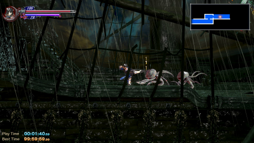 画像集#020のサムネイル/「Bloodstained RotN」の追加要素をインプレッション。プレイアブル化した「斬月」と新モード「ランダマイザー」が新たな遊びをもたらす