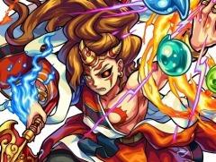 3DS版「モンスターストライク」オリジナル超絶級モンスター「カグツチ」が登場。すれちがい通信で助っ人モンスターを入手可能