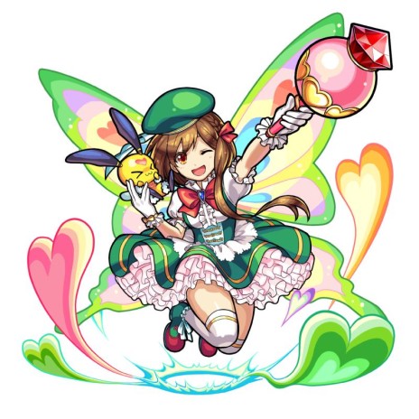 画像集 No.008のサムネイル画像 / 3DS版「モンスターストライク」,魔法少女のような外見のオリジナルモンスター「オリーブ」の情報が明らかに