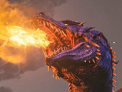 「ARK: Survival Evolved」アーリーアクセス開始1周年を記念し,火を噴く巨大ドラゴンがボスモンスターとして登場