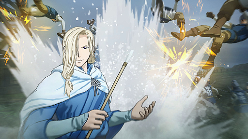 画像集 No.003のサムネイル画像 / 「アルスラーン戦記×無双」のプレイアブルキャラ・ナルサスとエラムが公開。登場する2つのステージの情報も