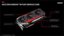 画像集 No.007のサムネイル画像 / AMD，「Radeon R9 Fury」のスペックを発表。「Fiji」の空冷対応版はメーカー想定売価549ドル（税別）で14日発売