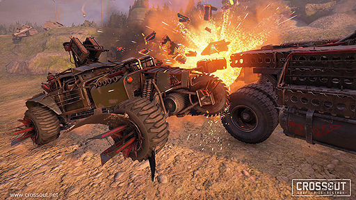 画像集 No.003のサムネイル画像 / 「CROSSOUT」,実装準備が進む新ファクション「ファイアスターター」のパーツをいち早く体験できるイベント「ホットスポット」が開始