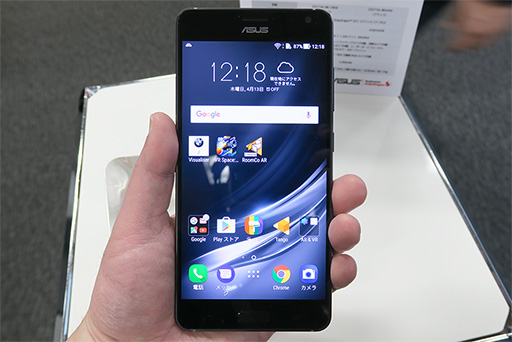 画像集 No.003のサムネイル画像 / ASUS,GoogleのVR技術とAR技術に両対応のスマートフォン「ZenFone AR」を2017年夏発売