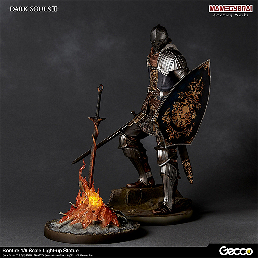 画像集 No.007のサムネイル画像 / 「DARK SOULS」立体化プロジェクトで「篝火」スタチュー(1/6スケール)が登場。フィギュアメーカー・Geccoが夏頃発売へ