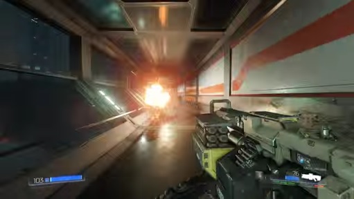 Exclusive DOOM 1080p 60FPS Gameplay with Vulkan API on GeForce GTX 