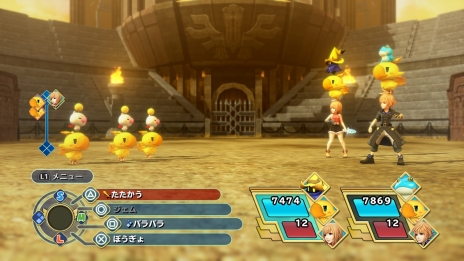 画像集 No.029のサムネイル画像 / 「WORLD OF FINAL FANTASY」にFF13のスノウとシヴァ,FF4のリディア,FF7のティファが登場。ココロクエストや闘技場,ステージやミラージュの新情報も