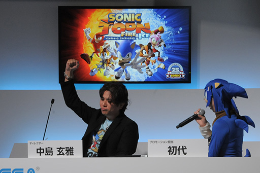 画像集 No.012のサムネイル画像 / ［TGS 2016］「ソニックトゥーン ファイアー＆アイス」のステージイベントが開催。「Sonic Mania」の2017年春発売も明らかに