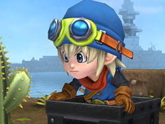 「ドラゴンクエストビルダーズ」,マグマの大地に変貌した大陸「マイラ」の情報が公開。レールを敷設して「トロッコ」で移動しよう