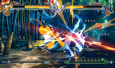 画像集 No.016のサムネイル画像 / アーケード版「BLAZBLUE CENTRALFICTION」のVer.2.0が本日より稼働。獣兵衛参戦に店舗間対戦対応,バトルバランスの変更も