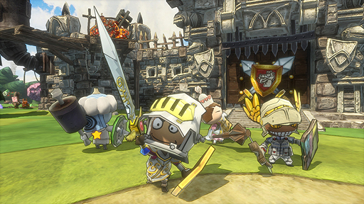 画像集 No.003のサムネイル画像 / 「Happy Wars」Windows 10版の配信がスタート。Xbox One版とのクロスプラットフォームプレイ,3プラットフォームでのセーブデータ共有に対応