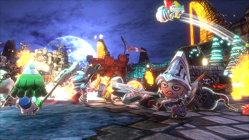 画像集 No.004のサムネイル画像 / 「Happy Wars」Windows 10版の配信がスタート。Xbox One版とのクロスプラットフォームプレイ,3プラットフォームでのセーブデータ共有に対応