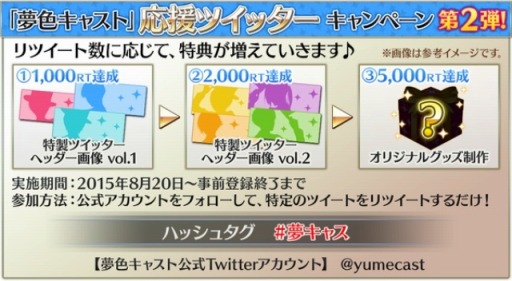 画像集 No.001のサムネイル画像 / 「夢色キャスト」事前登録プレゼントのオリジナルカード（SR）を公開