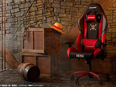AKRacingの「ワンピース」コラボゲーマー向けチェアが6月28日に発売へ。「麦わらの一味」モチーフの5色展開