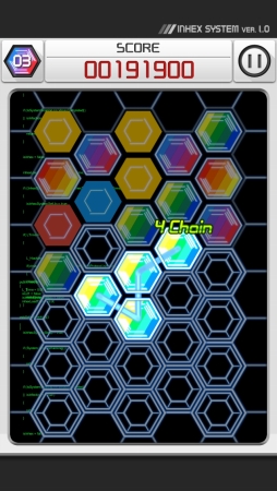 画像集 No.006のサムネイル画像 / “感染”システムがパズル性を高めているスマホアプリ「INHEX」を紹介する「（ほぼ）日刊スマホゲーム通信」第1034回