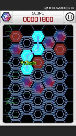 画像集 No.007のサムネイル画像 / “感染”システムがパズル性を高めているスマホアプリ「INHEX」を紹介する「（ほぼ）日刊スマホゲーム通信」第1034回