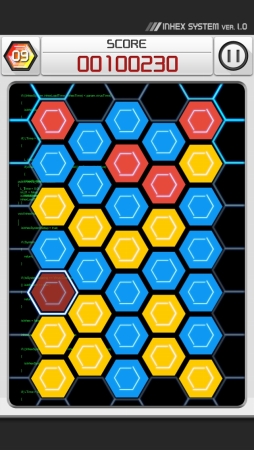 画像集 No.008のサムネイル画像 / “感染”システムがパズル性を高めているスマホアプリ「INHEX」を紹介する「（ほぼ）日刊スマホゲーム通信」第1034回
