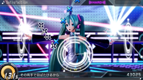 画像集 No.004のサムネイル画像 / 「初音ミク -Project DIVA- X HD」の体験版が本日配信に。「Satisfaction」など,計3曲が一足先にプレイできる