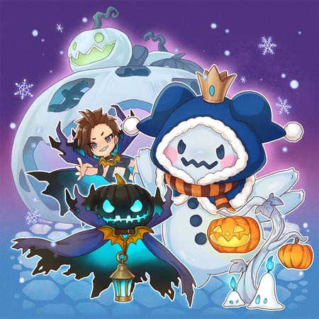 画像集 No.001のサムネイル画像 / 「アルケミアストーリー」，イベント“氷漬けのハロウィン”開催。限定アバター＆家具の獲得チャンス