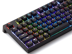 静電容量式ゲーマー向けキーボード「REALFORCE RGB」,待望の日本語配列モデルが登場