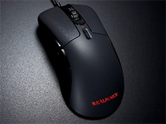 静電容量無接点スイッチ採用のマウス「REALFORCE RM1 Mouse」が発売に。ホイールの耐久性を向上