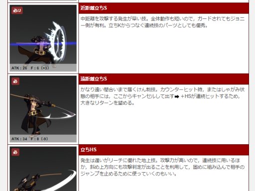 画像集 No.007のサムネイル画像 / 「GUILTY GEAR Xrd -REVELATOR-」，新キャラ基本コンボ上級編。実戦で役立つ9レシピを解説付きで紹介。ジョニーのフレームデータ掲載も