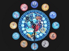 キングダムハーツのステンドグラスを再現した巨大時計が1月9日から新宿駅のメトロプロムナードで展示。1点ものの時計にしてプレゼントする企画も