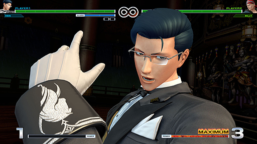 画像集 No.004のサムネイル画像 / 「THE KING OF FIGHTERS XIV」チーム紹介トレイラー第10弾は「サウスタウンチーム」。お馴染みギースとビリー，そして新キャラ・ハインの構成